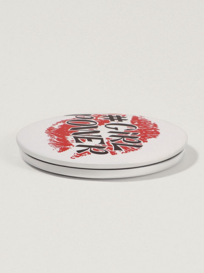 Зеркало карманное с увеличением «Grl Pwr»