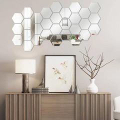 Зеркало настенное на клеевой основе «Соты» - Фото 8