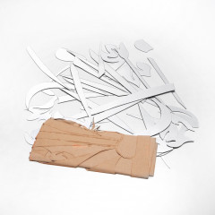 Зеркало настенное на клеевой основе «Цветок» - Фото 3