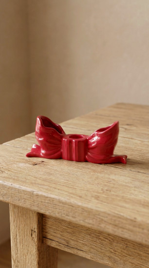 Декоративный подсвечник «Бант»