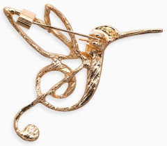 Брошь «Колибри. Скрипичный ключ» - Фото 1
