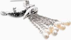 Брошь «Птица с жемчужным хвостом» - Фото 2