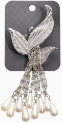 Брошь «Птица с жемчужным хвостом» - Фото 3