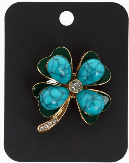 Брошь «Клевер»