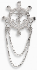 Брошь «Штурвал» - Фото 1