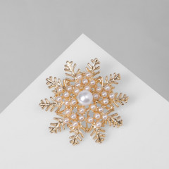 Брошь «Снежинка» - Фото 1