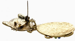 Брошь этника «Кошка радужная» - Фото 2