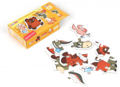 Игра-головоломка с фигурными деталями «Винни-Пух» - Фото 1
