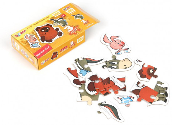 Игра-головоломка с фигурными деталями «Винни-Пух»