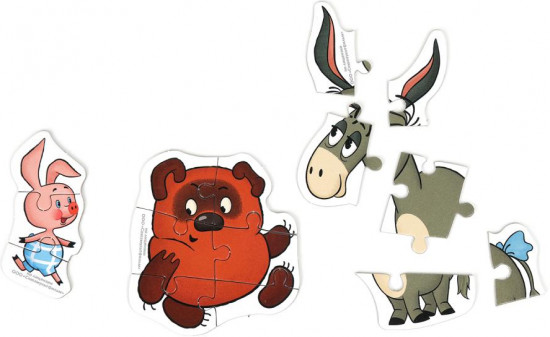 Игра-головоломка с фигурными деталями «Винни-Пух»