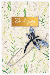 Булавка «Стрекоза» - Фото 2