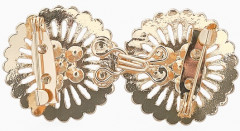 Зажим для кардигана «Круги» - Фото 1