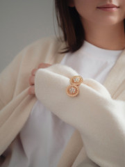 Зажим для кардигана «Круги» - Фото 5