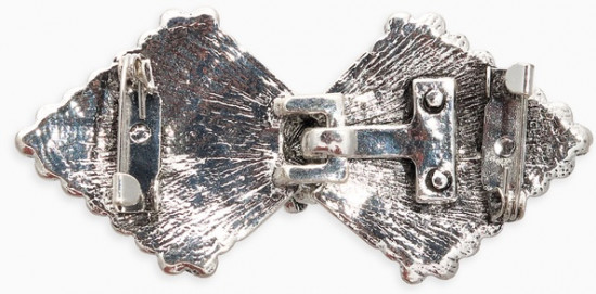 Зажим для кардигана «Ромбы»