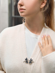 Зажим для кардигана «Стрекоза» - Фото 5