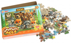 Пазл «Животные в лесу» - Фото 1