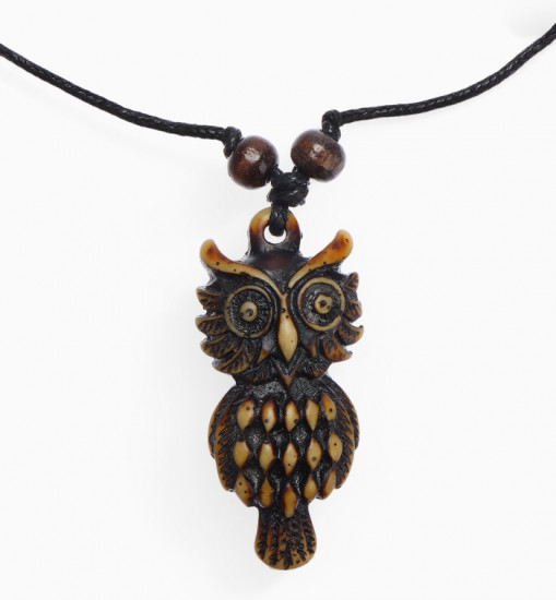 Кулон на шнурке «Филин»