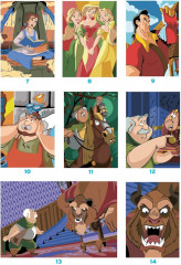 Раскраска по номерам «La Belle et la Bête. Coloriages mystères» - Фото 1