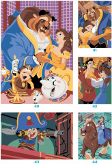 Раскраска по номерам «La Belle et la Bête. Coloriages mystères» - Фото 3