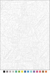 Раскраска по номерам «La Belle et la Bête. Coloriages mystères» - Фото 4