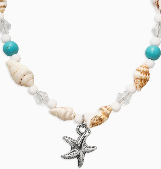 Браслет на ногу «Морская звезда»