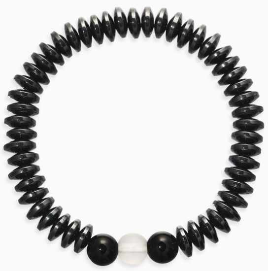 Набор браслетов «Гематит»