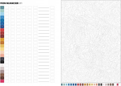 Раскраска по номерам «Chevaux. Coloriages mystères» - Фото 4
