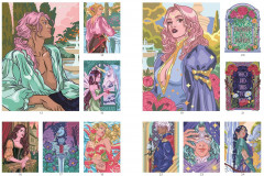 Раскраска по номерам «Romantasy. Coloriages mystères» - Фото 2