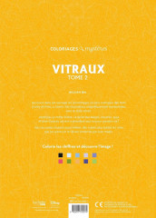 Раскраска по номерам «Vitraux Tome 2. Coloriages mystères» - Фото 1