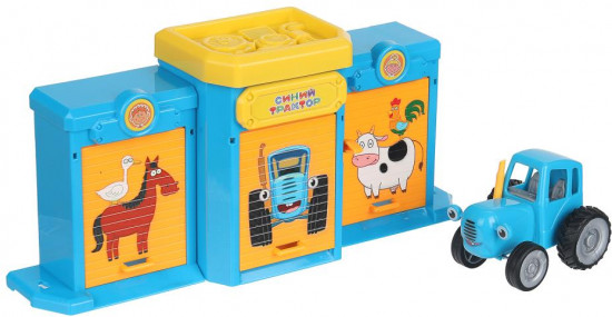 Гараж «Синий трактор»