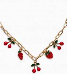 Цепь с подвесками «Вишня и клубника» - Фото 1