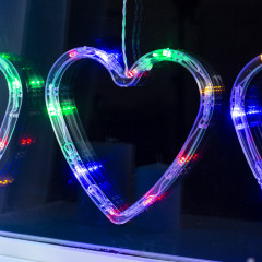Гирлянда-бахрома «Сердце» - Фото 3