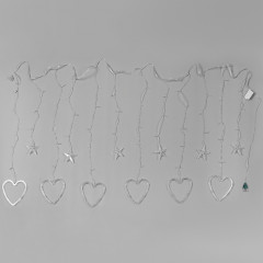 Гирлянда-бахрома «Сердце» - Фото 5