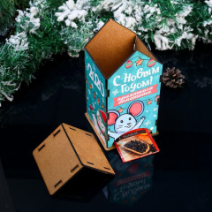 Домик чайный «Мышонок и снеговик» - Фото 2