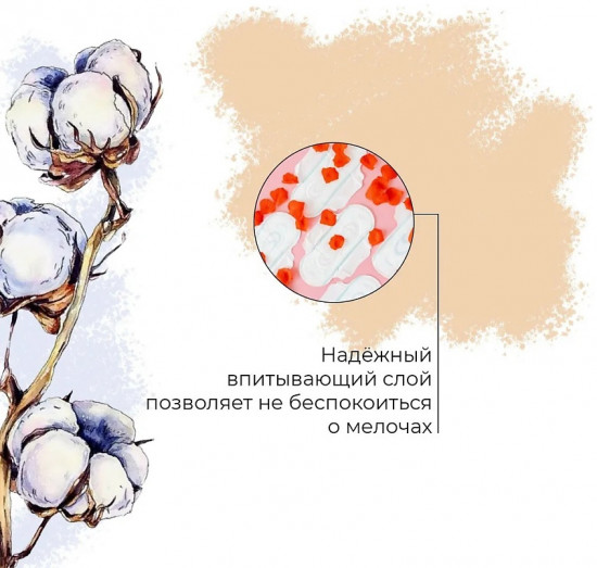 Прокладки женские дневные «Pure Cotton Day»