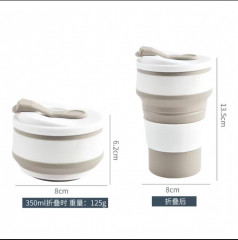 Складной силиконовый стакан - Фото 5