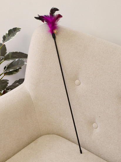 Игрушка-дразнилка для кошек «Дразнилка перо»