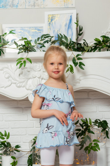 Майка для девочек с сумочкой