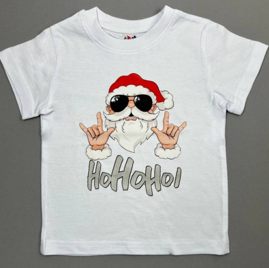 Футболка новогодняя детская «Но-но-но»