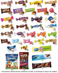 Набор подарочный новогодний «Мешочек с конфетами» - Фото 1