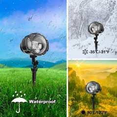 Проектор светодиодный новогодний «Снегопад» - Фото 8