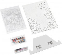 Картина по номерам с глиттером «Загадочность» - Фото 3