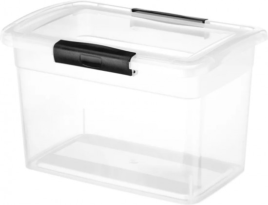 Ящик для хранения с защелками и ручкой «Визион»