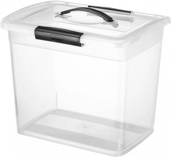 Ящик для хранения с защелками и ручкой «Визион»