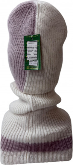 Комплект женский с шапкой и хомутом