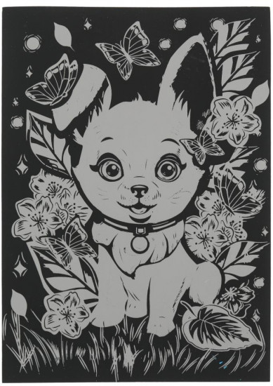 Гравюра «Ушастик»