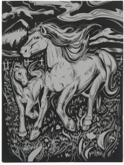 Гравюра «Лошади» - Фото 2