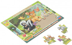 Пазл в рамке «Лесные друзья» - Фото 1