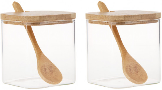 Набор банок для хранения «Вуд»