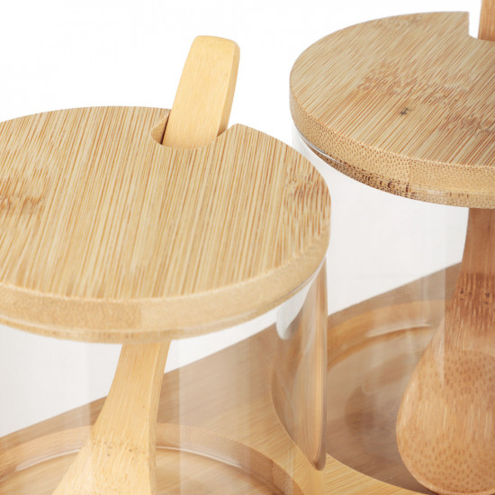 Набор банок для хранения с ложкой